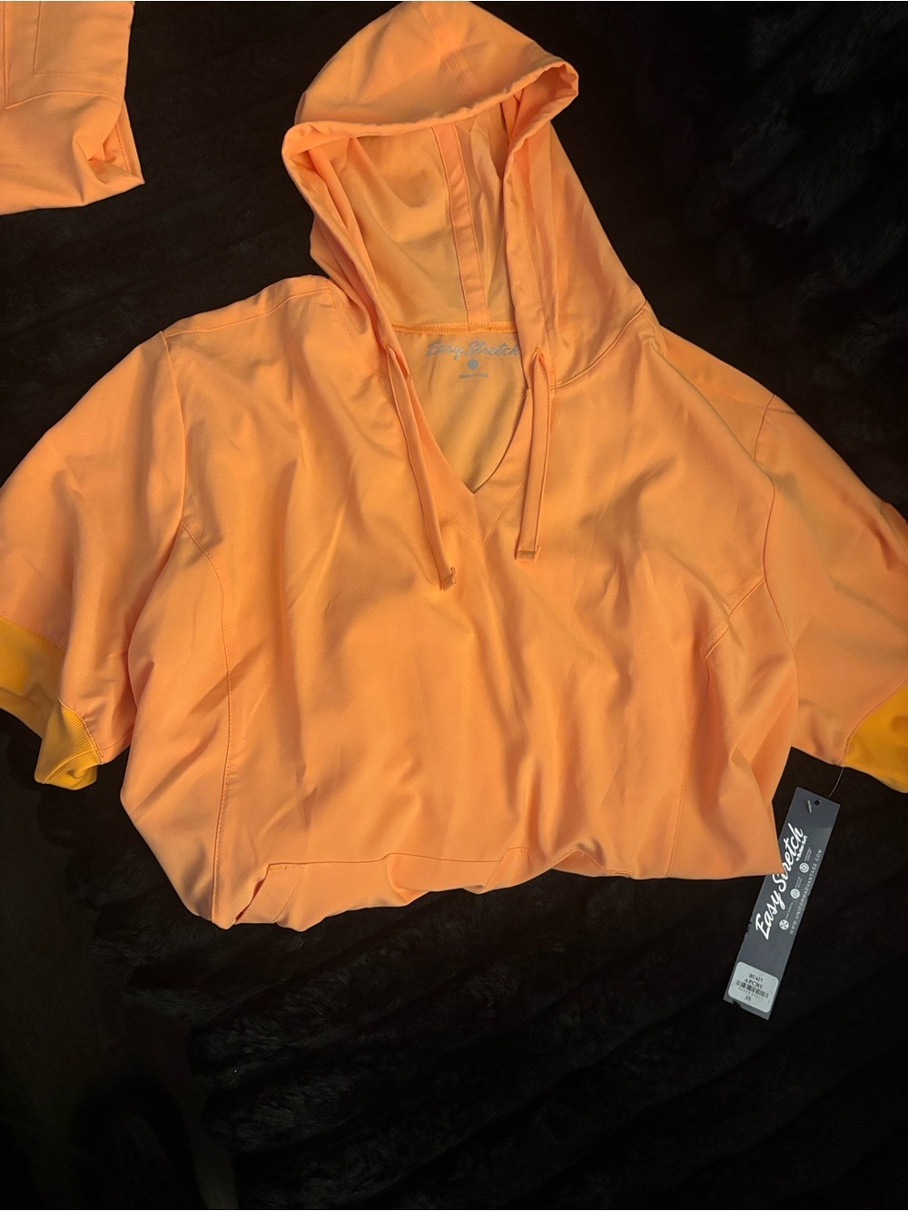 New with Tags!! Light Orange Hooded Scrub Set! - Picture 7 of 8